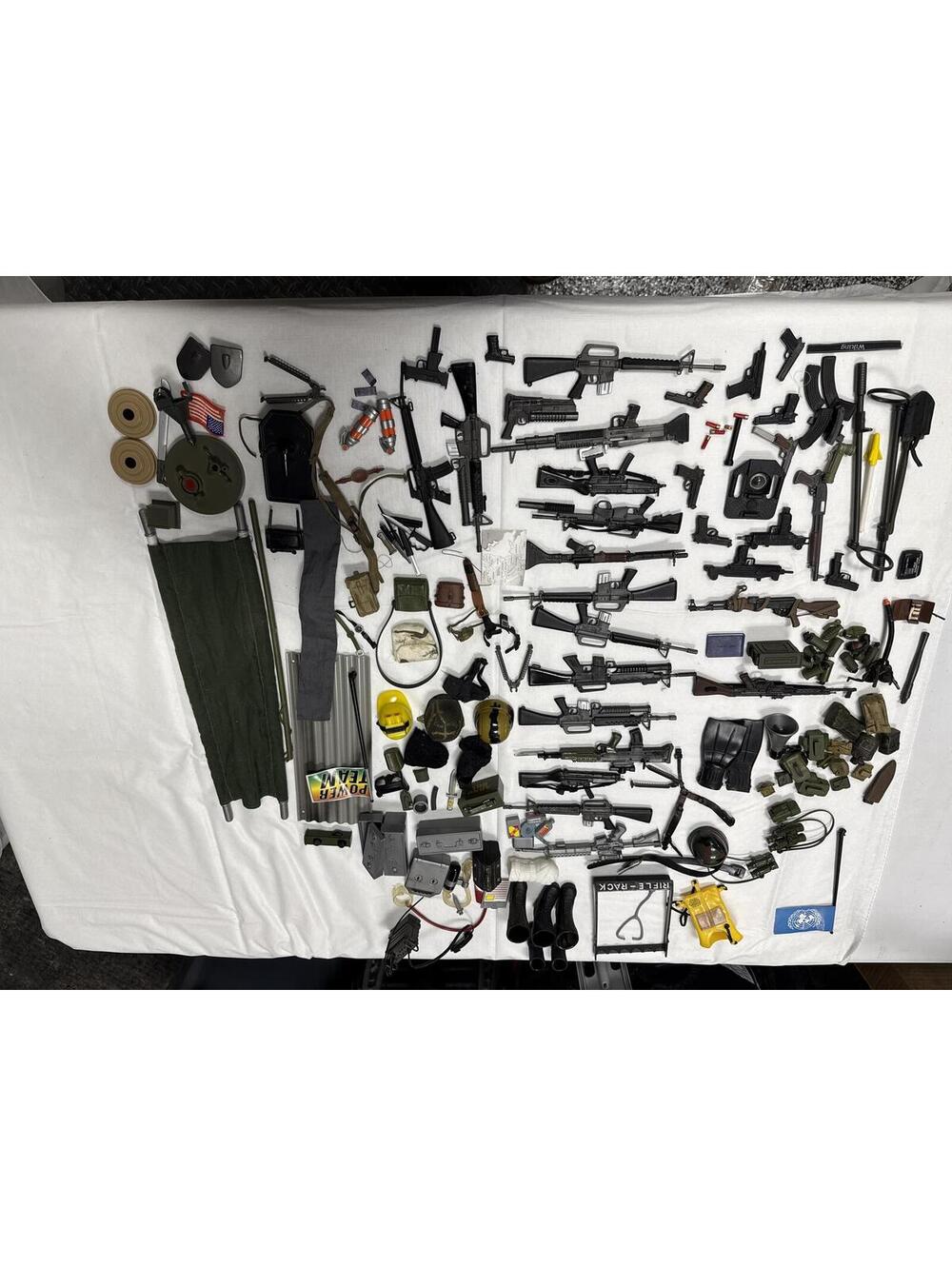 Massive 1/6Scale Military Action Figure Gear & Weapons Lot-Power Team,GIJoe,21st